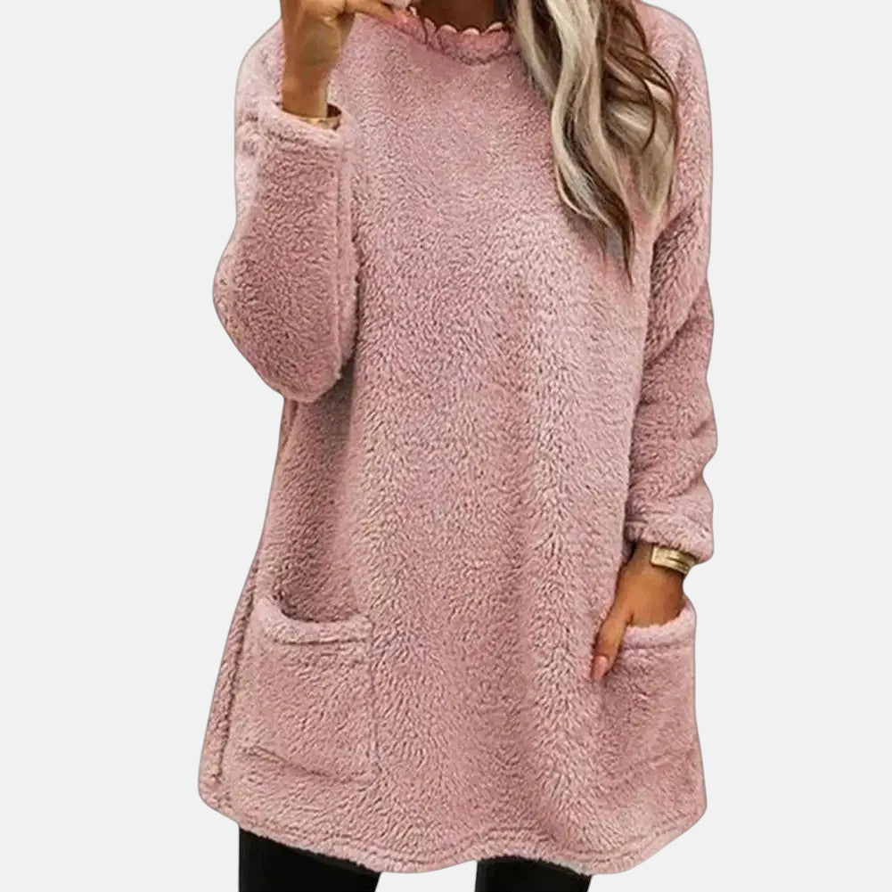 Image of Women's Long Sleeve Tunic Sweater