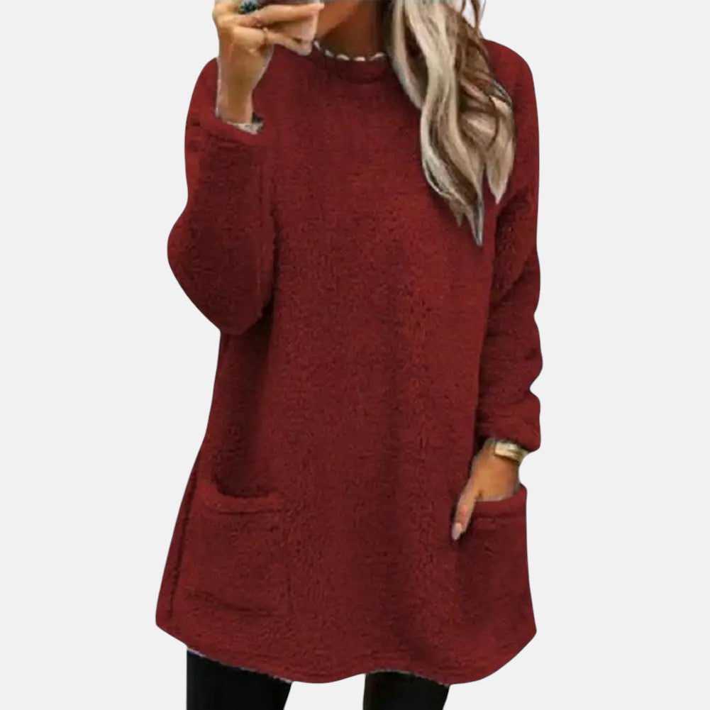 Image of Women's Long Sleeve Tunic Sweater
