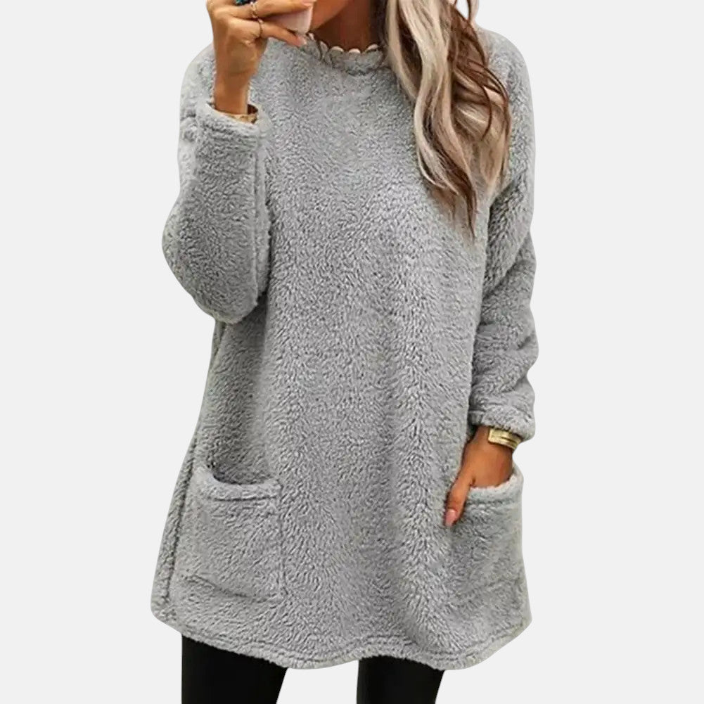 Image of Women's Long Sleeve Tunic Sweater
