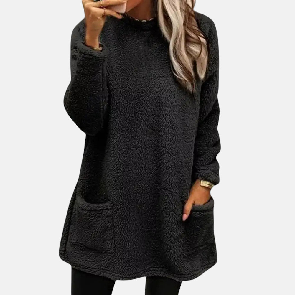 Image of Women's Long Sleeve Tunic Sweater