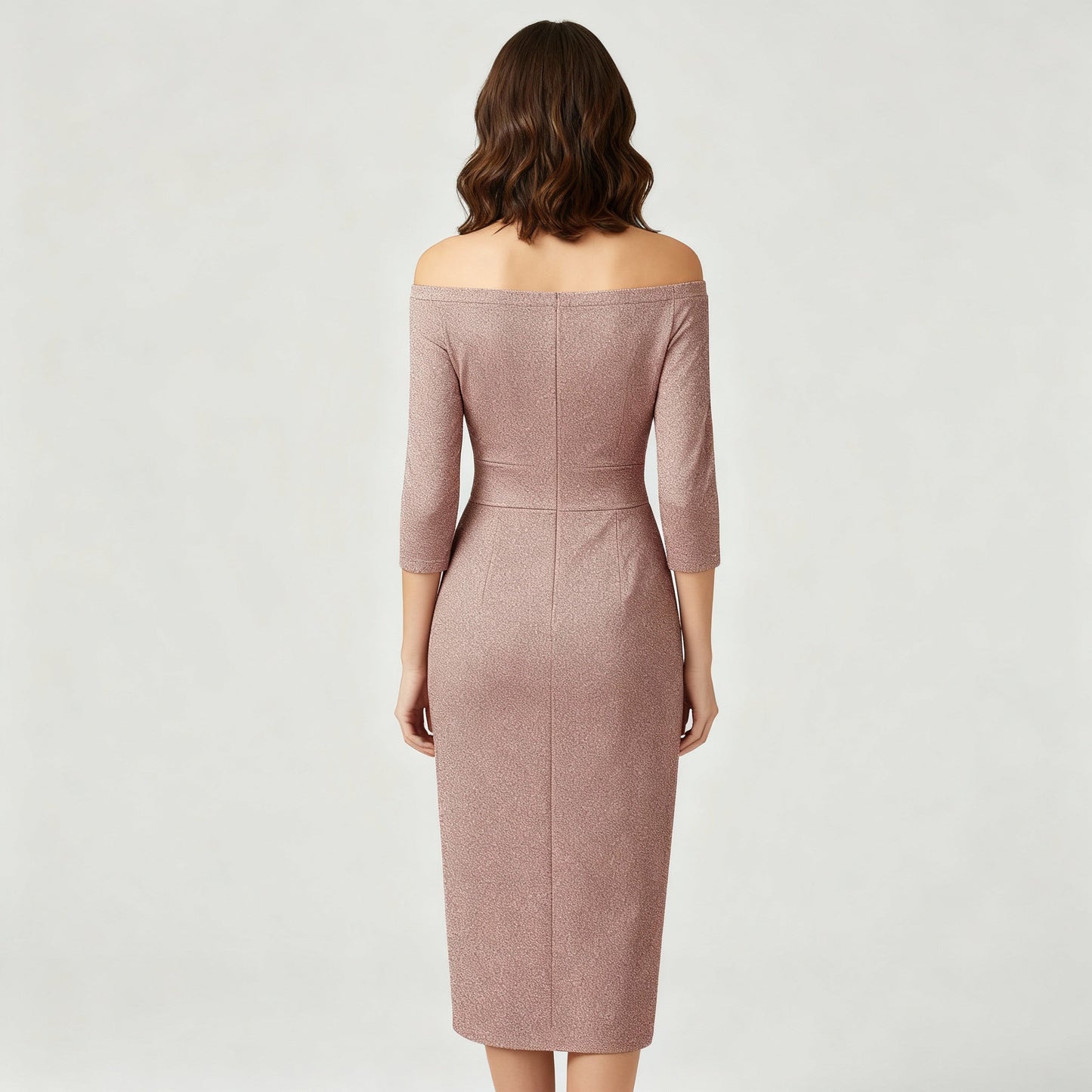 Image of Women's Off-the-Shoulder Midi Dress
