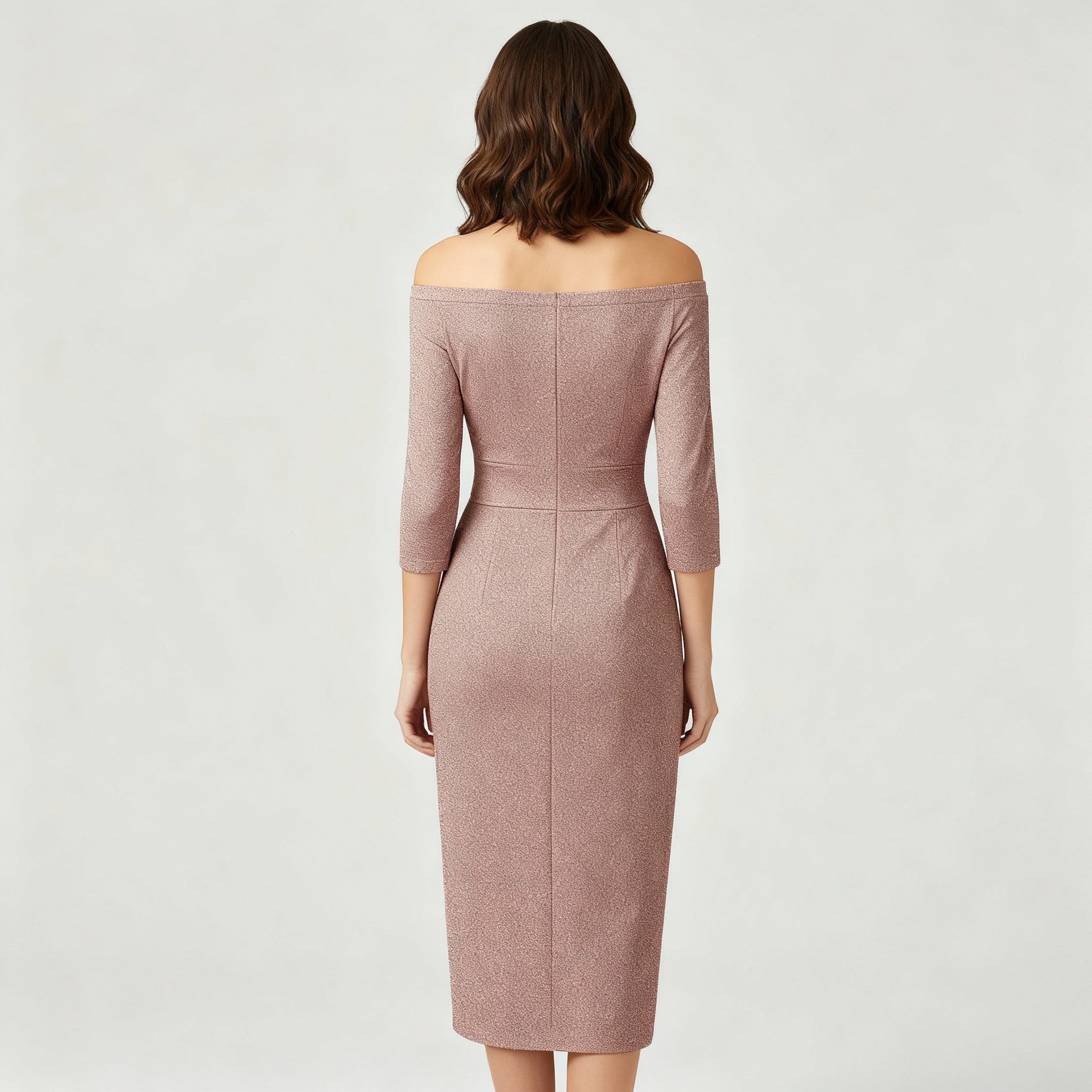 Image of Women's Off-the-Shoulder Midi Dress