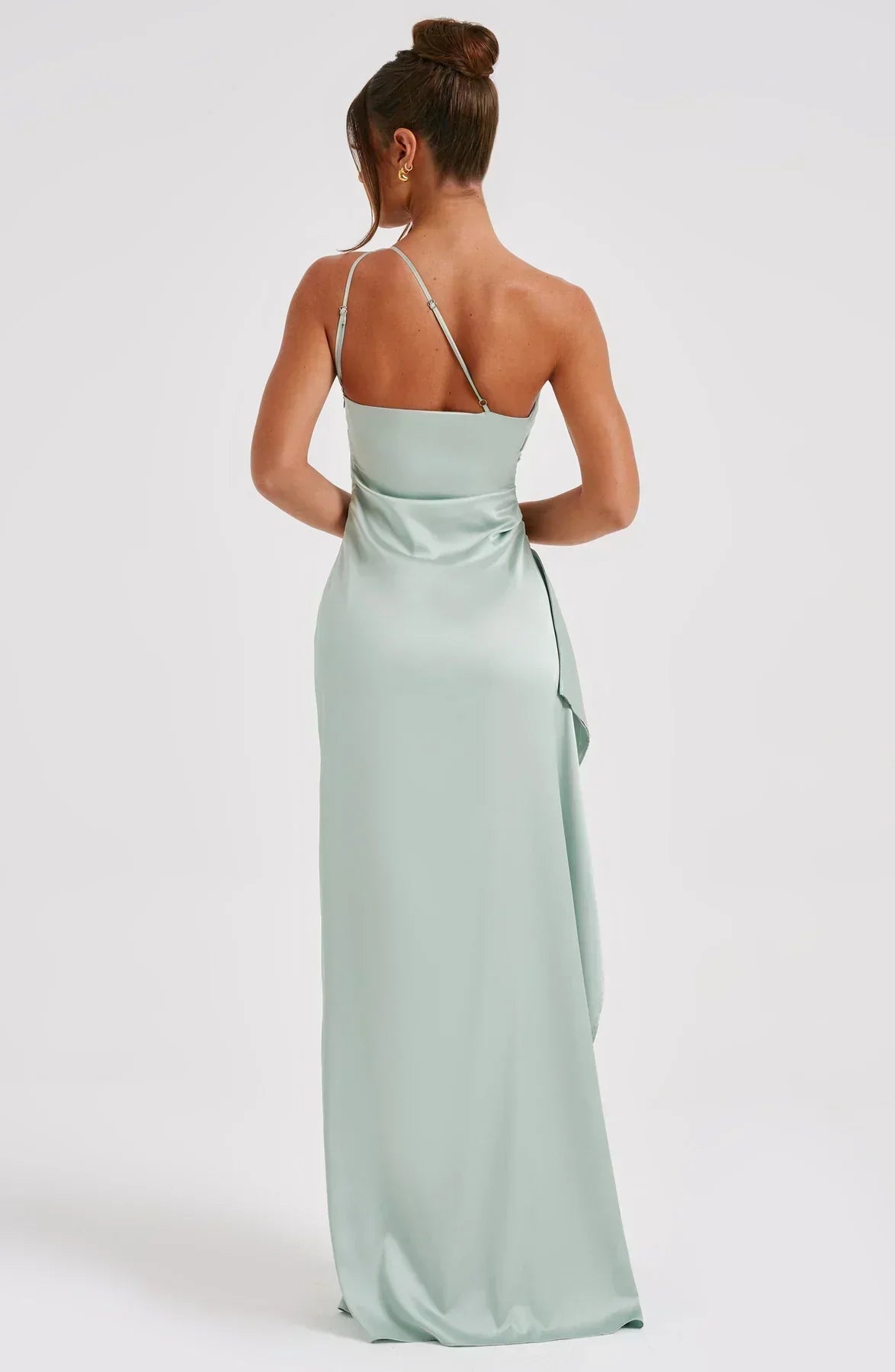 Image of Women's One Shoulder Evening Maxi Dress