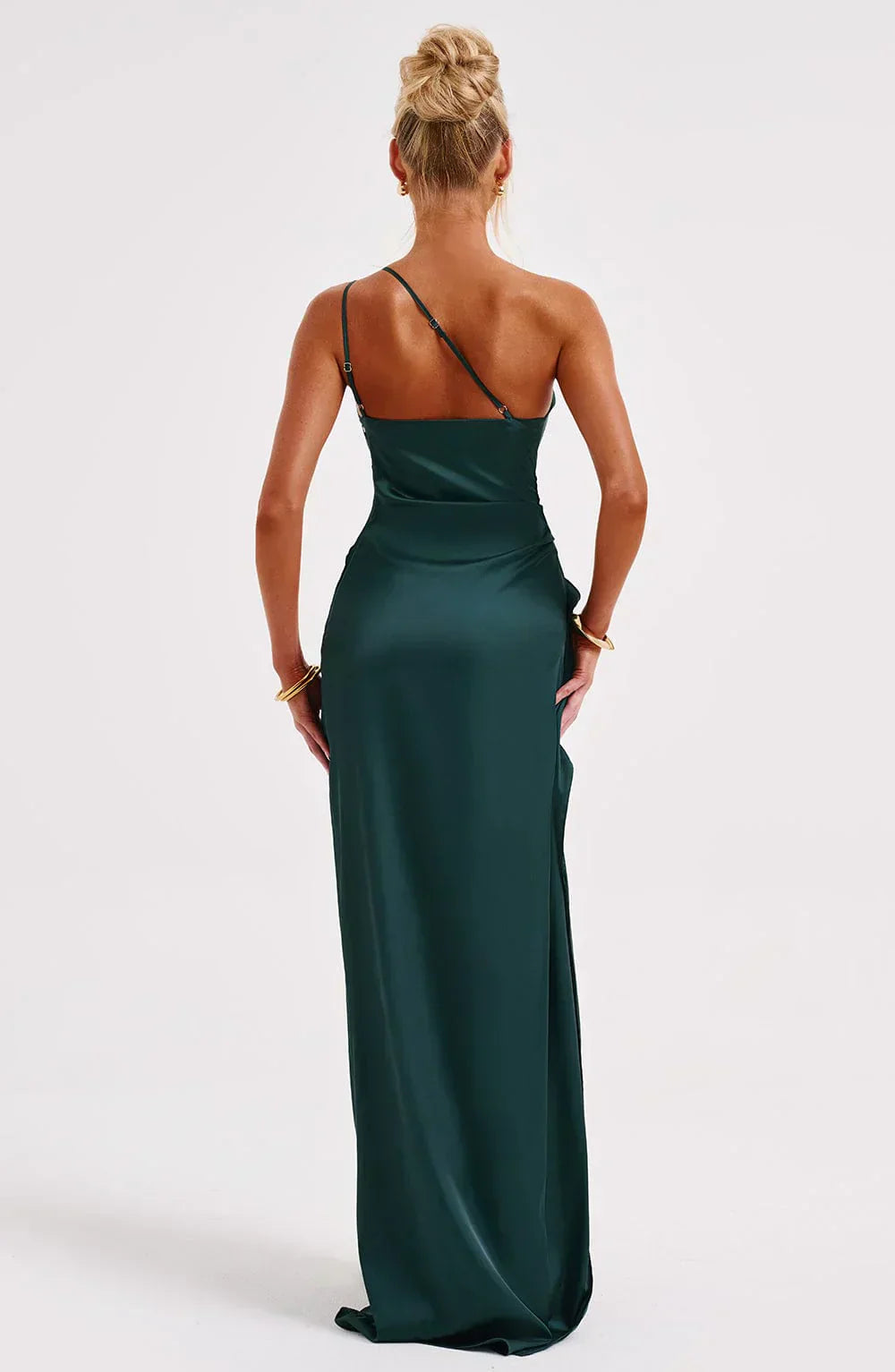 Image of Women's One Shoulder Evening Maxi Dress