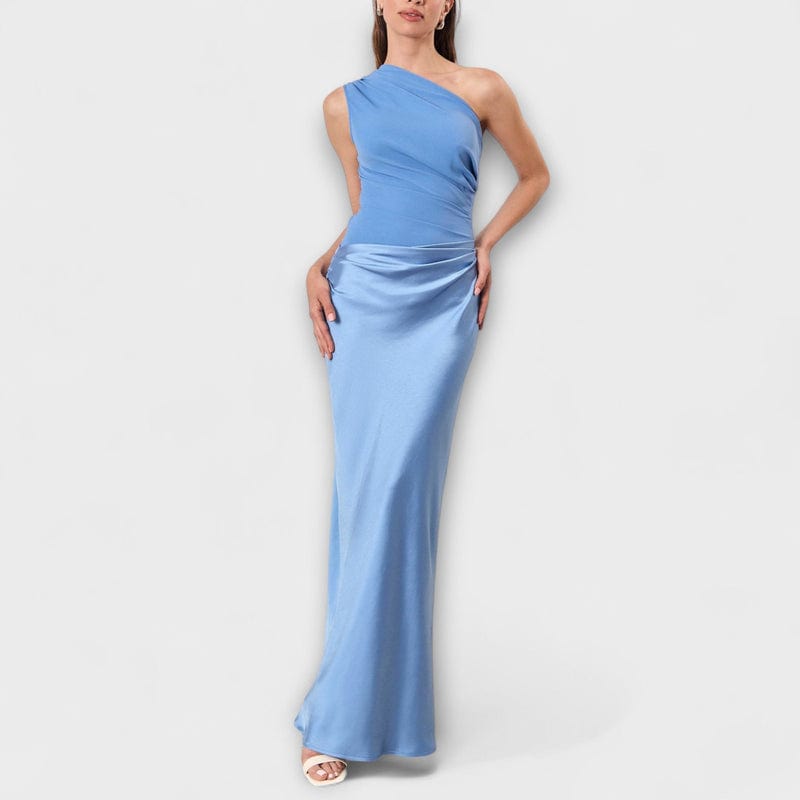 Image of Women's One-Shoulder Evening Maxi Dress