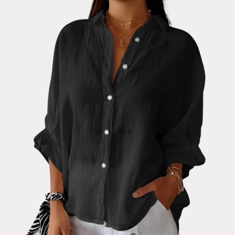 Image of Women's Oversized Button-Down Shirt