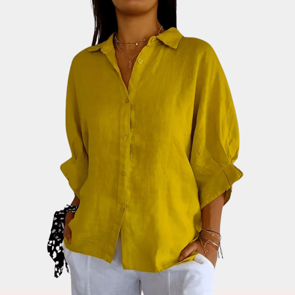 Image of Women's Oversized Button-Down Shirt