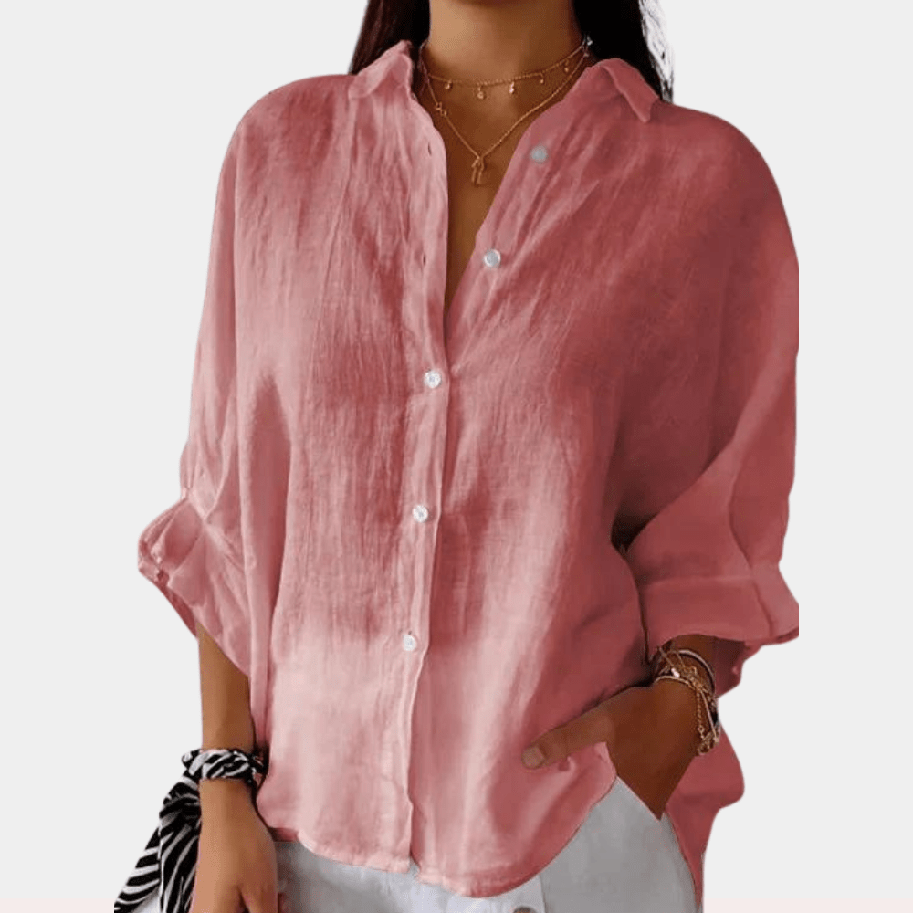 Image of Women's Oversized Button-Down Shirt