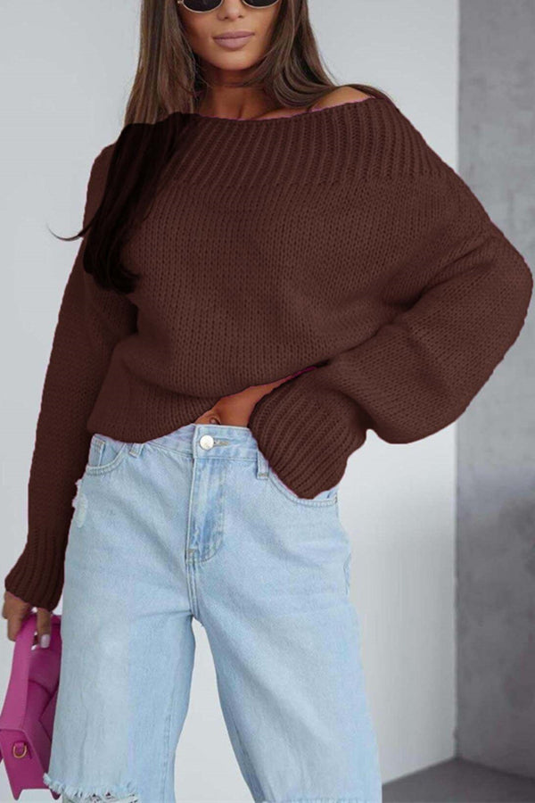Image of Women's Oversized Ribbed Knit Sweater