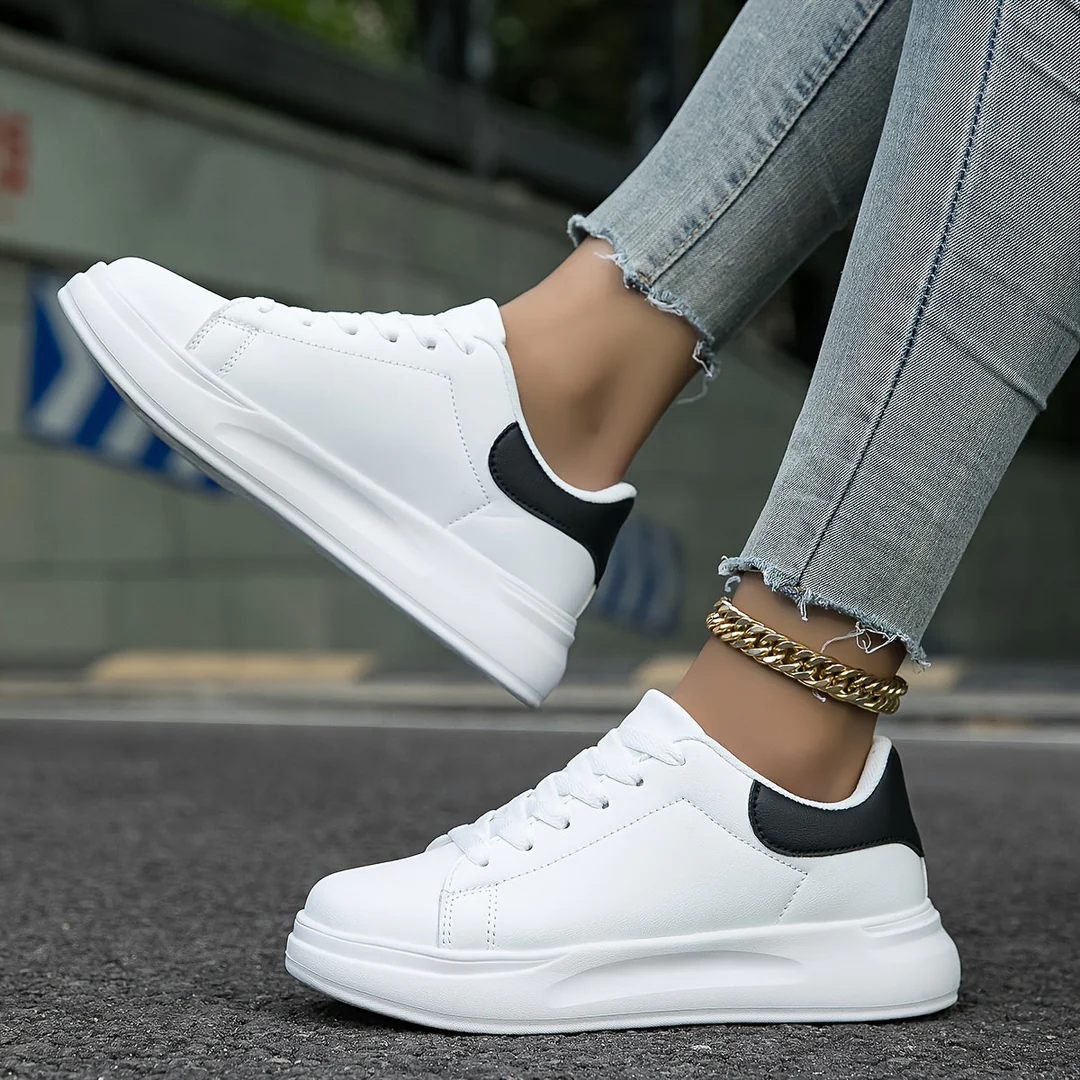 Image of Women's Platform Lace-Up Sneakers