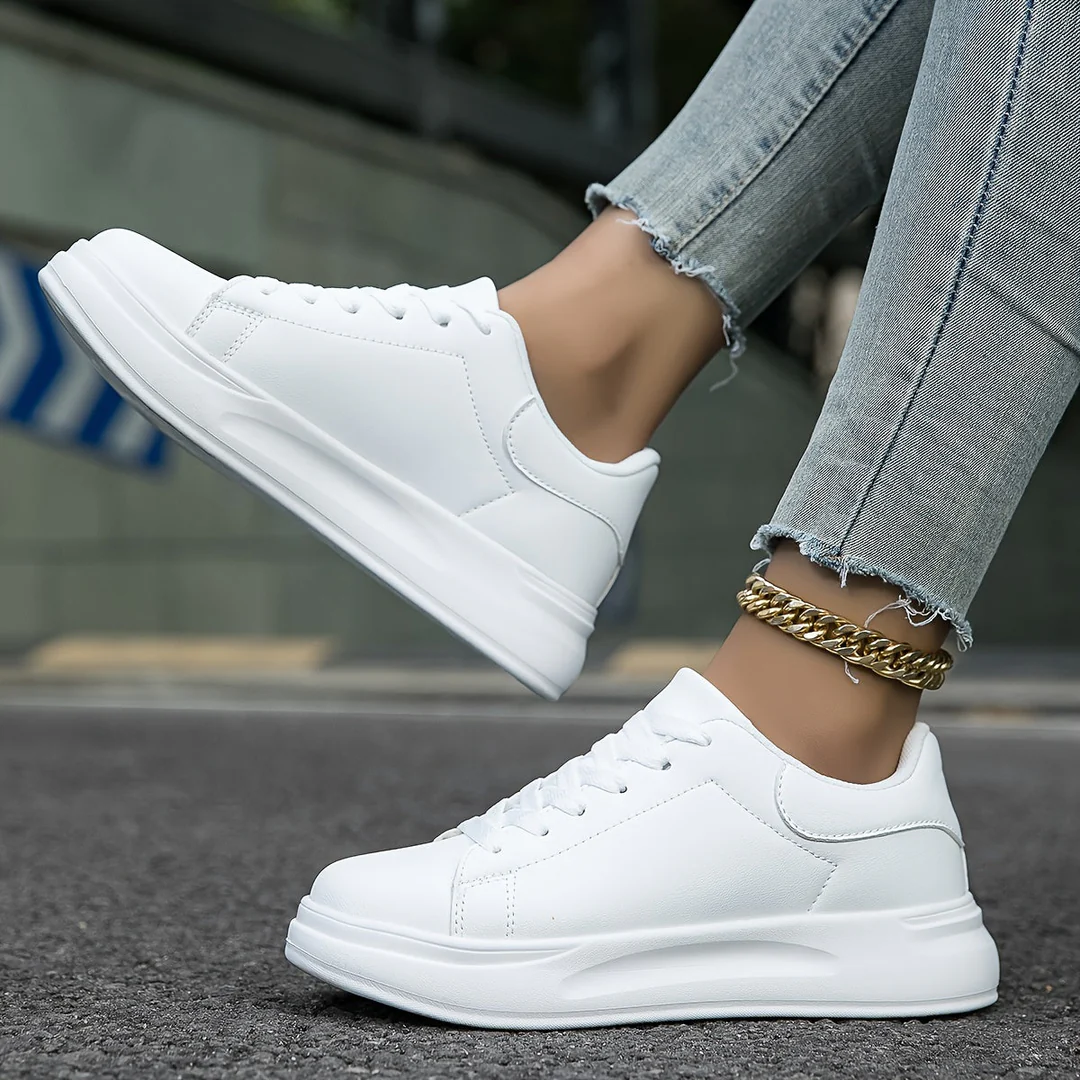Image of Women's Platform Lace-Up Sneakers