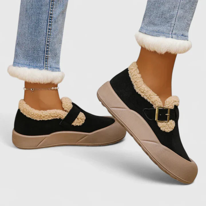 Image of Women's Platform Mary Jane Buckle Shoes