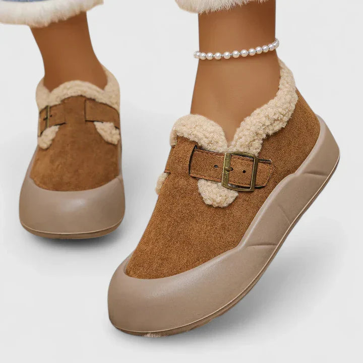 Image of Women's Platform Mary Jane Buckle Shoes