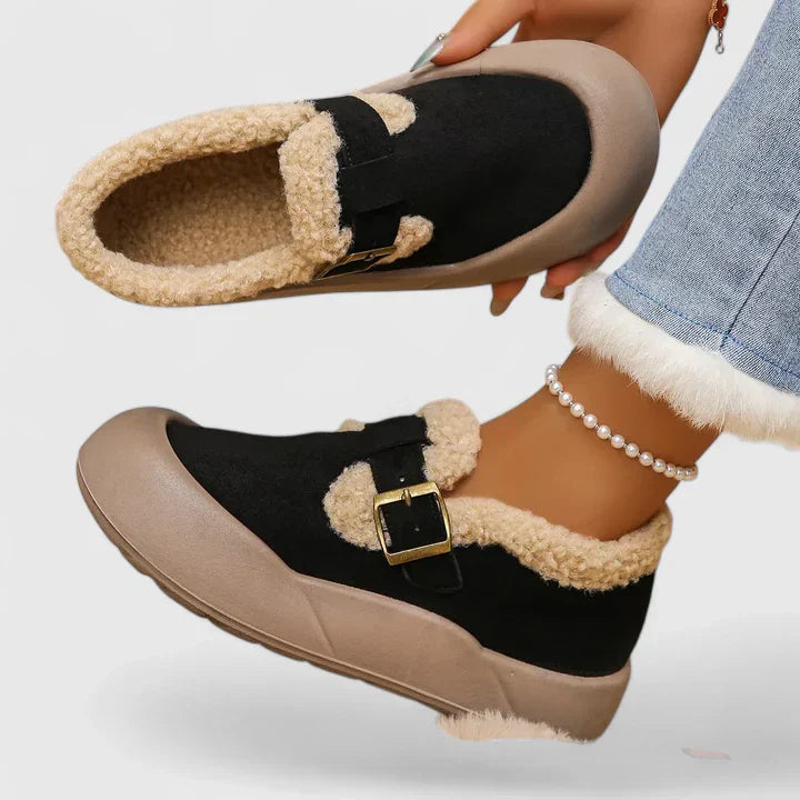 Image of Women's Platform Mary Jane Buckle Shoes