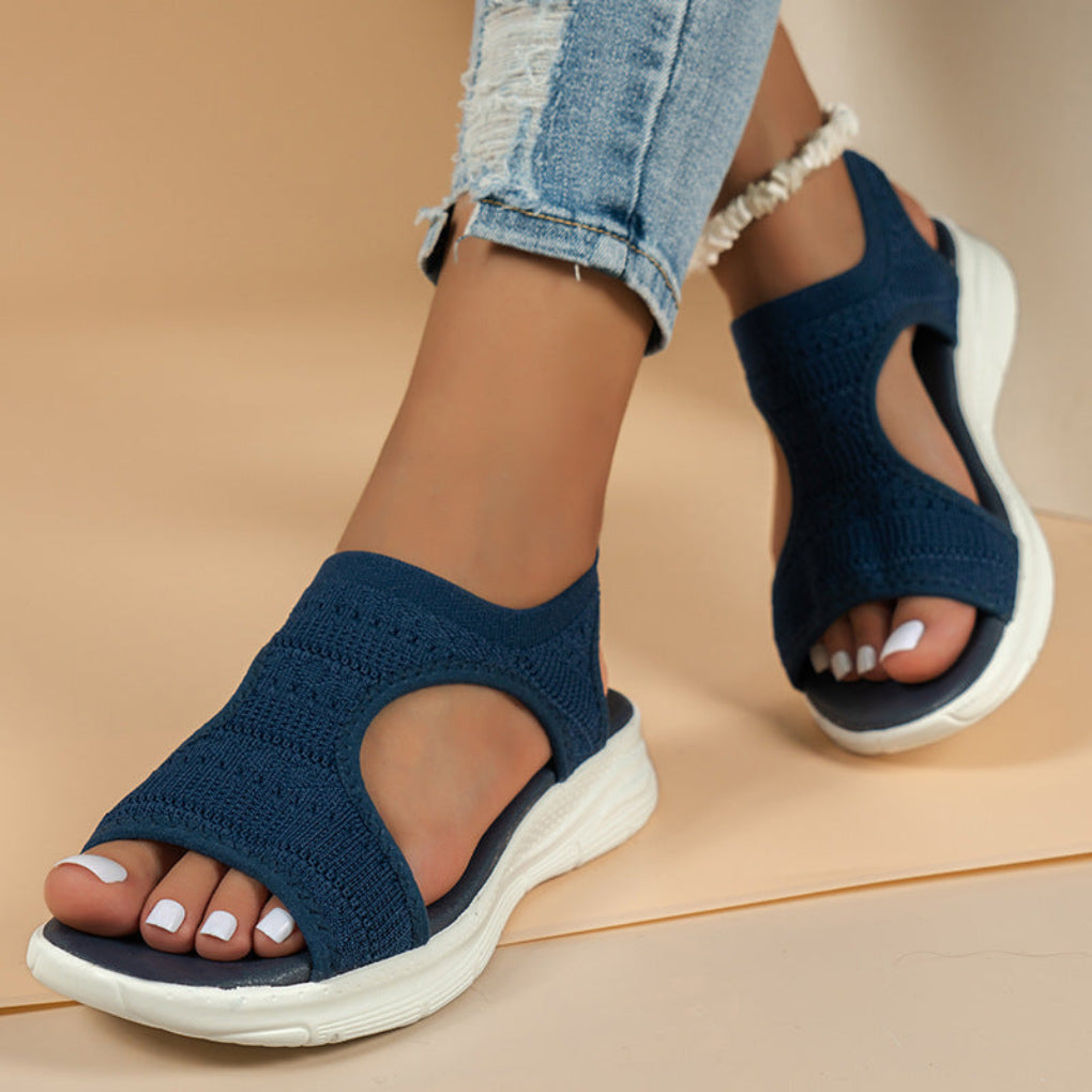 Image of Women's Platform Slip On Sandals
