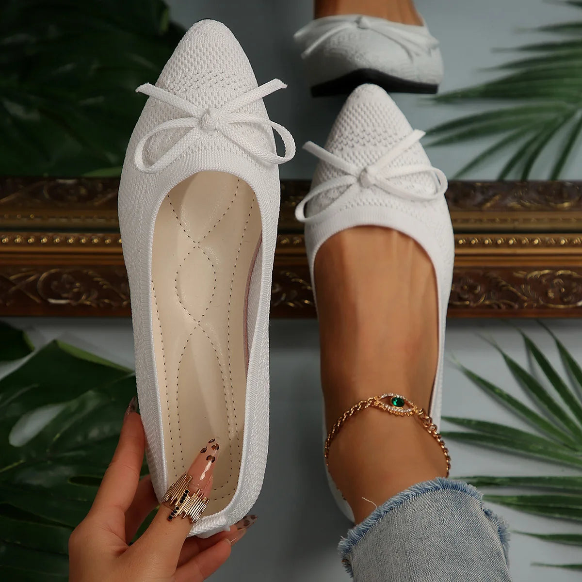 Image of Women's Pointed Toe Ballet Flats