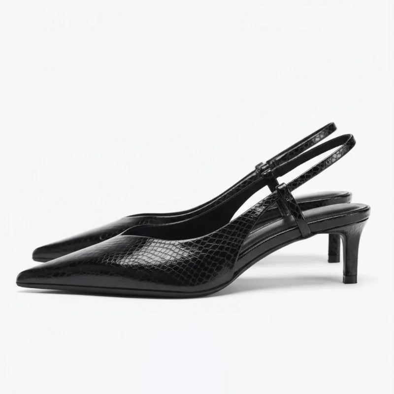 Image of Women's Pointed Toe Slingback Heels