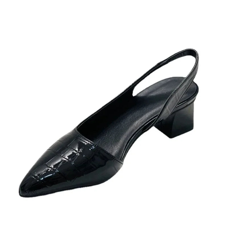 Image of Women's Pointed Toe Slingback Heels