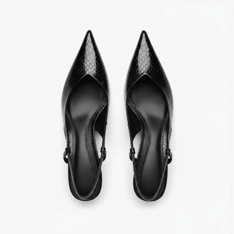 Image of Women's Pointed Toe Slingback Heels