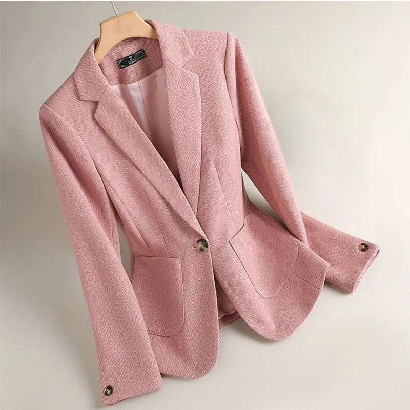 Image of Women's Single-Breasted Blazer Jacket