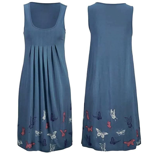 Image of Women's Sleeveless A-Line Knee Length Dress