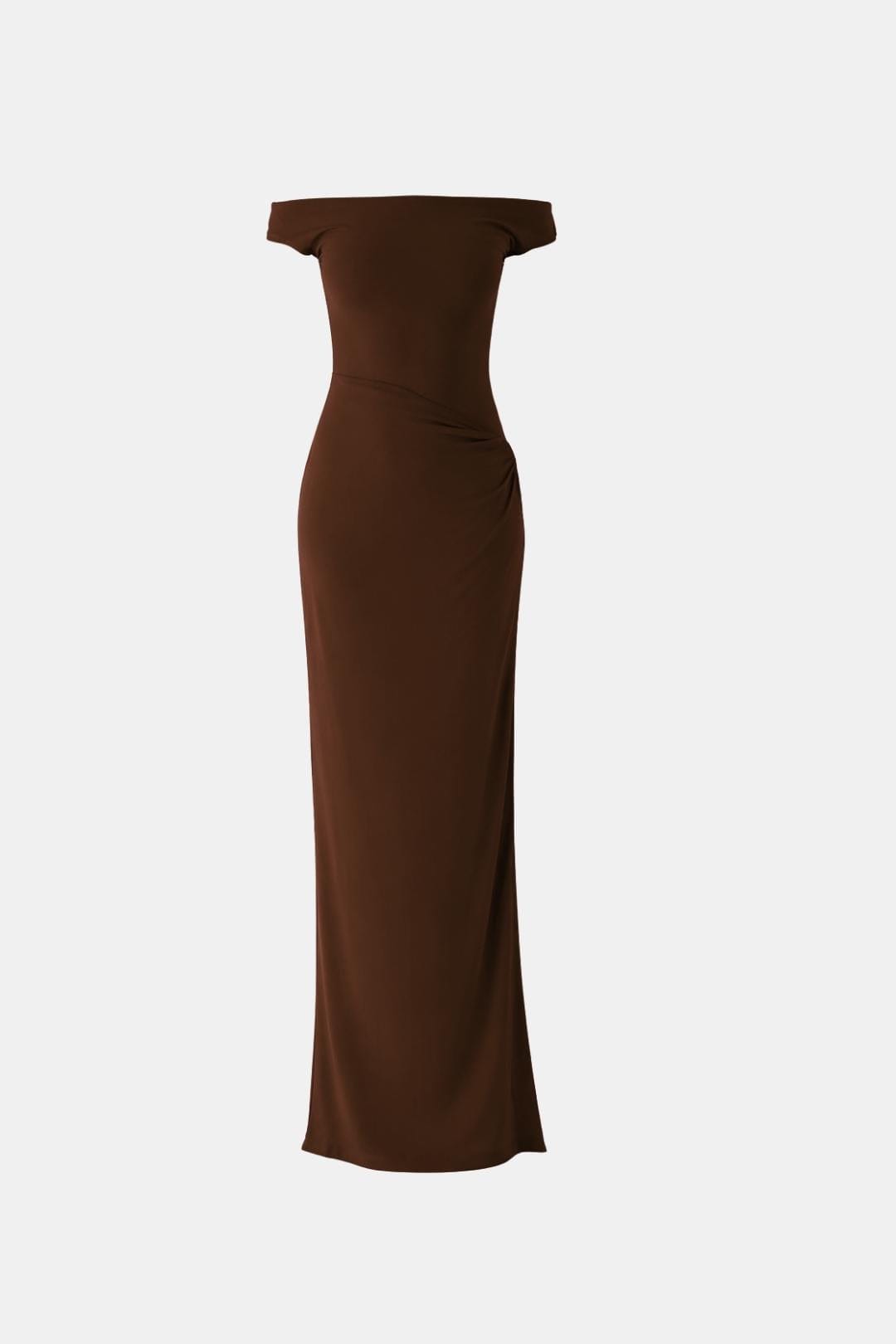 Image of Women's Slit Off-Shoulder Maxi Dress