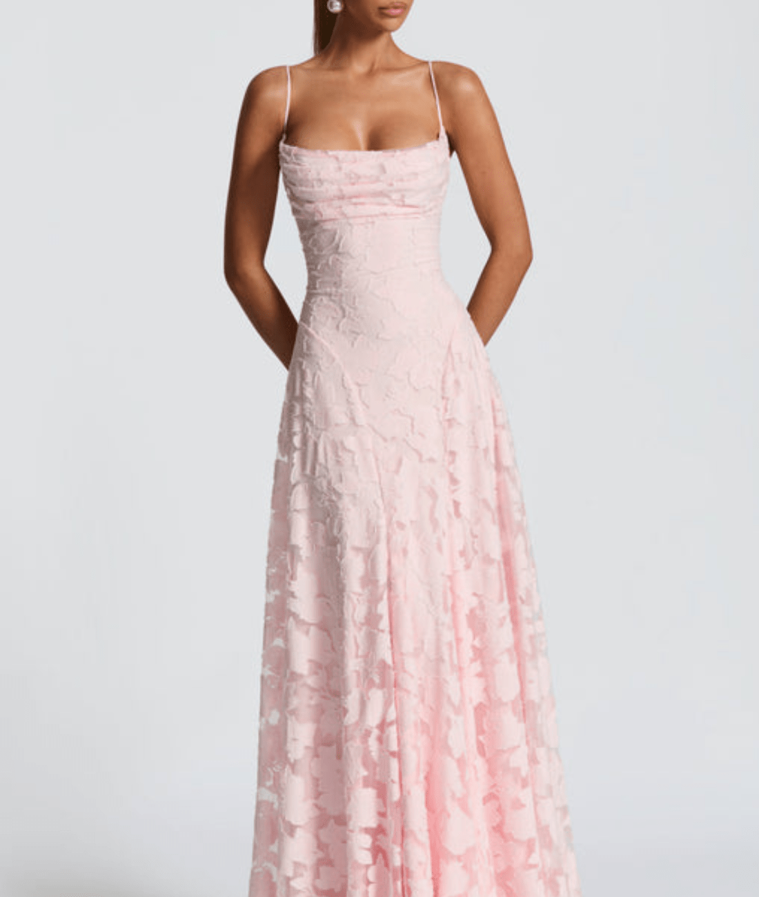 Image of Women's Spaghetti Strap A-Line Maxi Dress