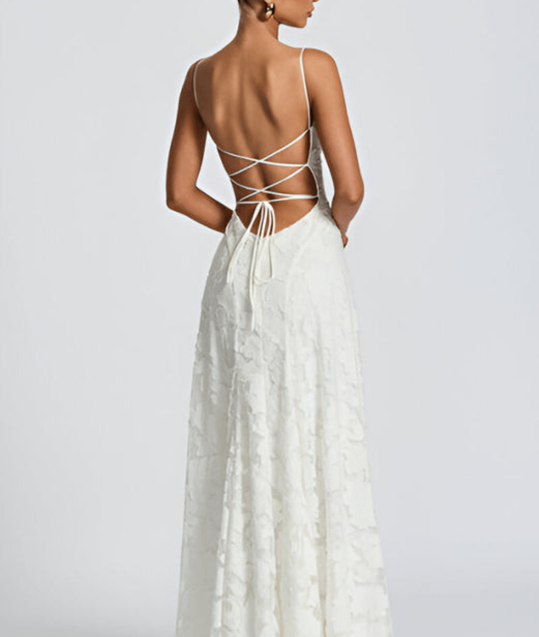 Image of Women's Spaghetti Strap A-Line Maxi Dress