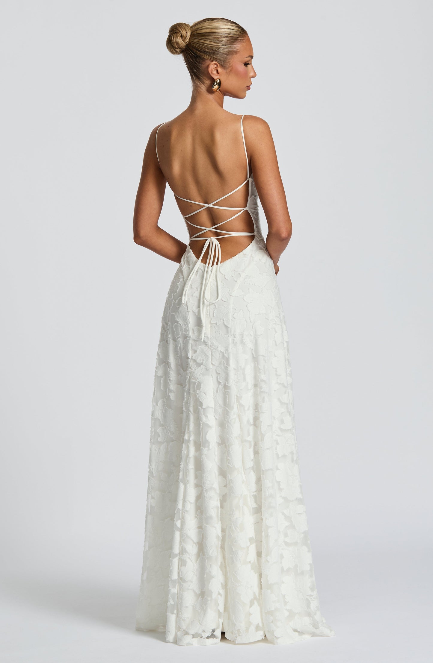 Image of Women's Spaghetti Strap Evening Maxi Dress