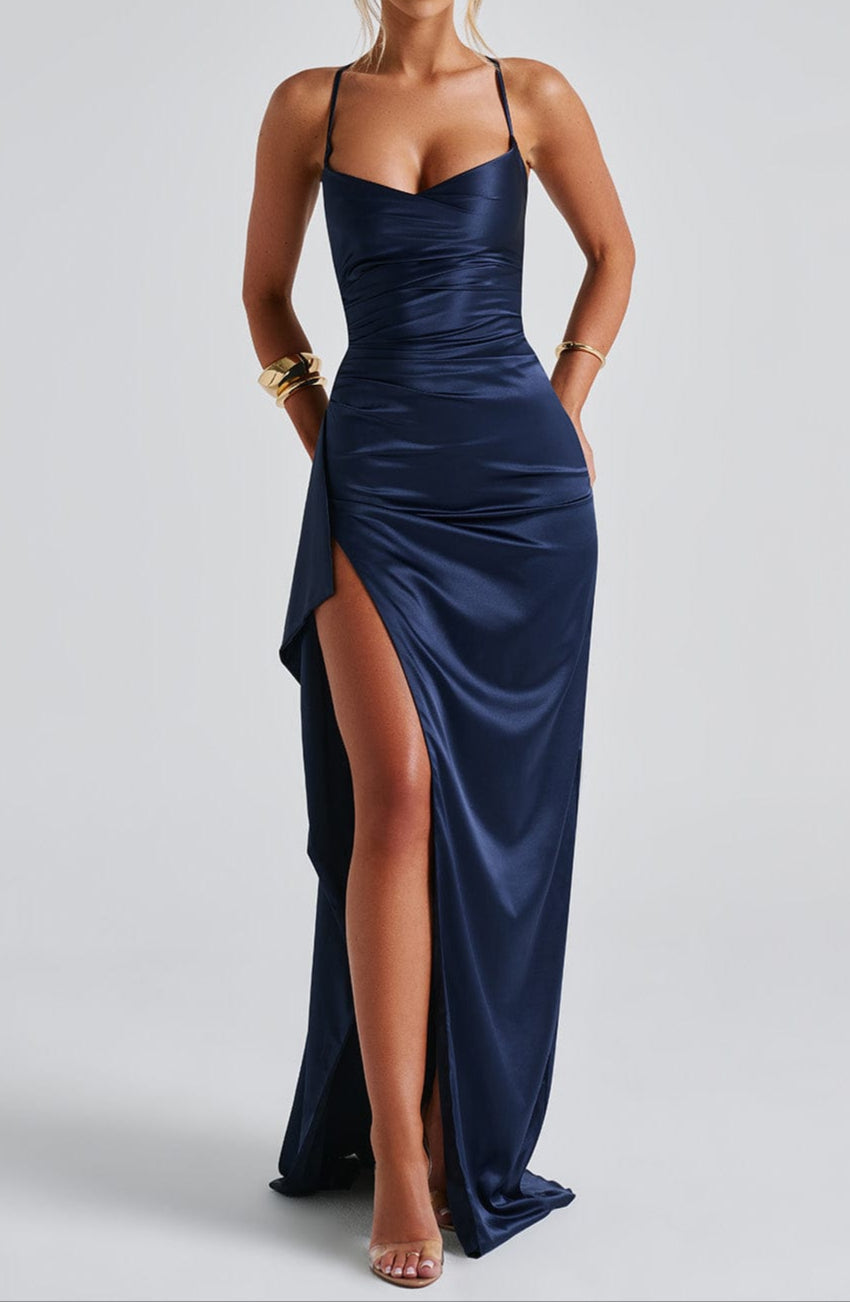 Image of Women's Spaghetti Strap Slip Maxi Dress
