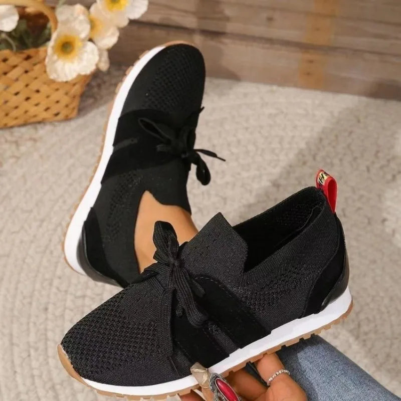 Image of Women's Tie Low Top Athletic Shoes