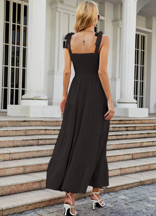 Image of Women's Tiered A-Line Maxi Dress