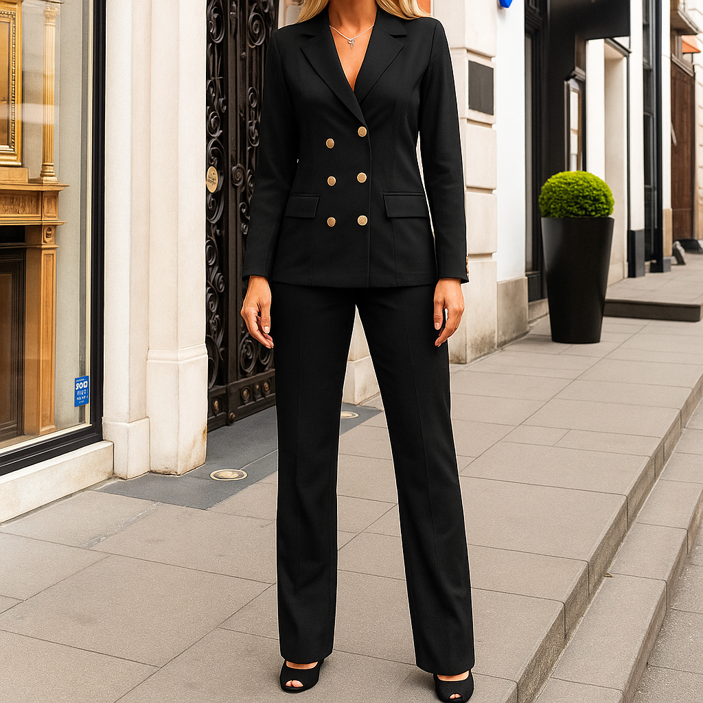 Image of Women's V-Neck Pant Set