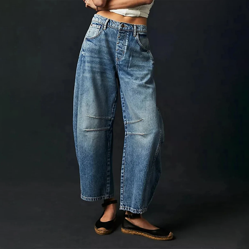 Image of Women's Wide Leg Barrel Leg Pants