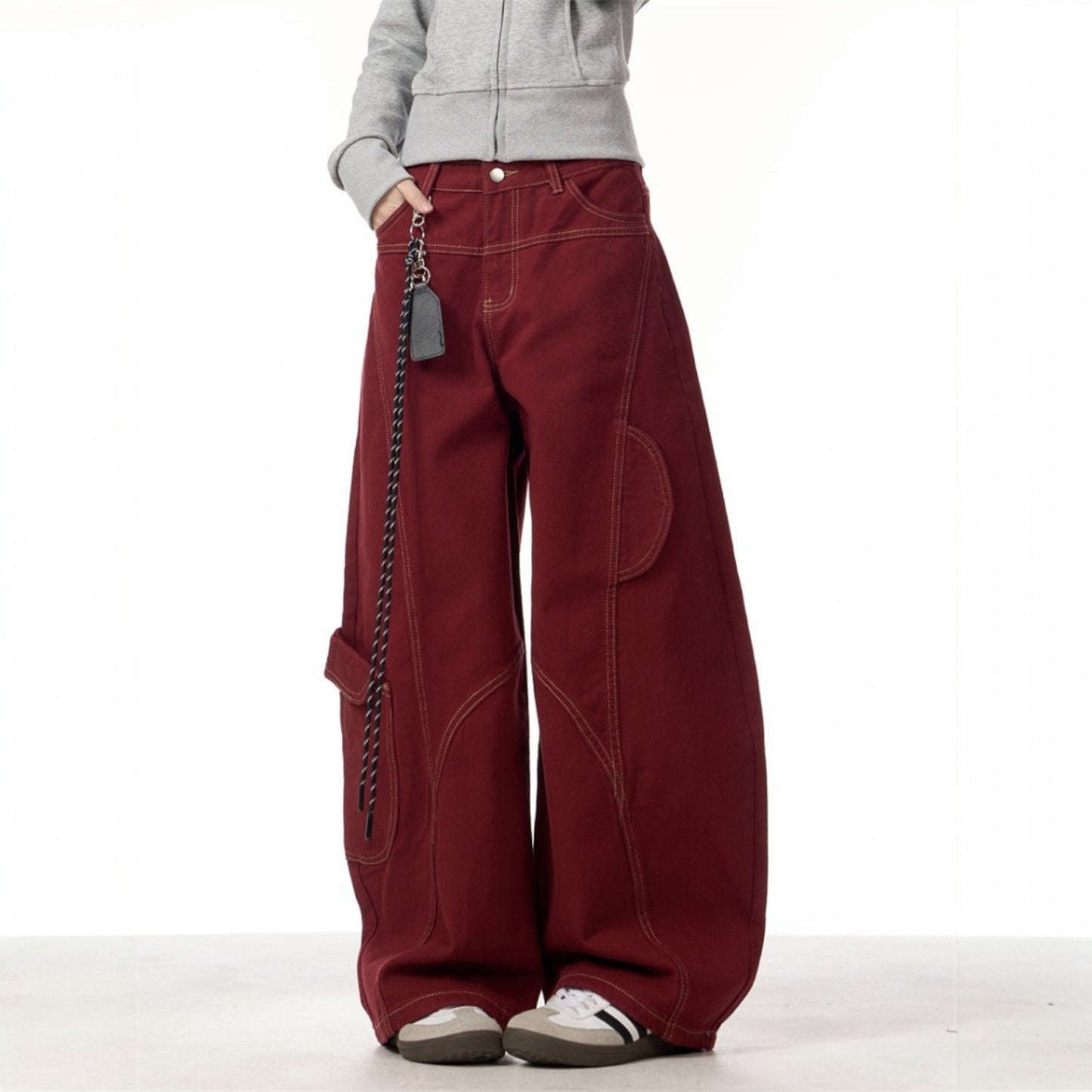 Image of Women's Wide Leg Cargo Pants