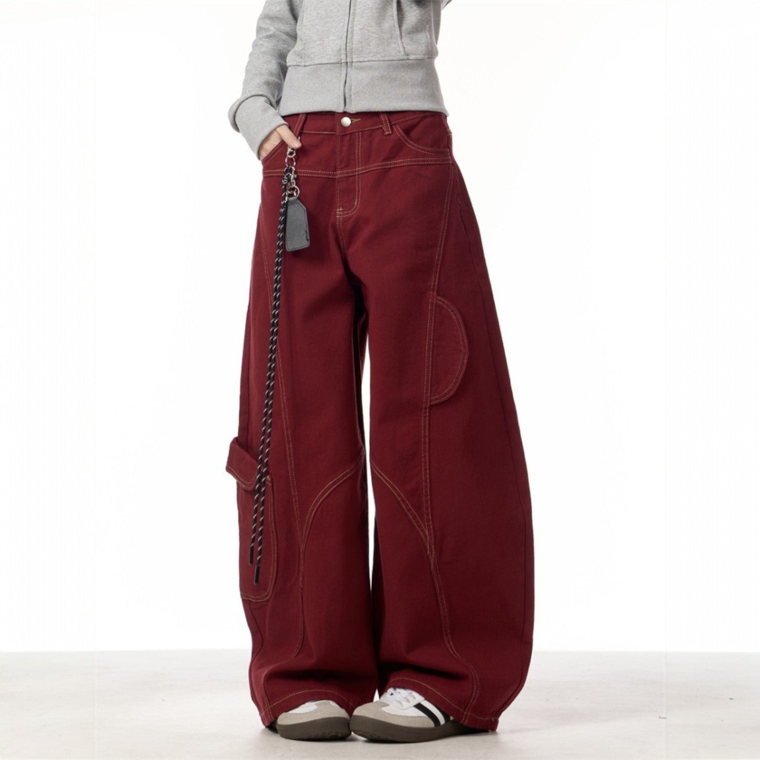 Image of Women's Wide Leg Cargo Pants