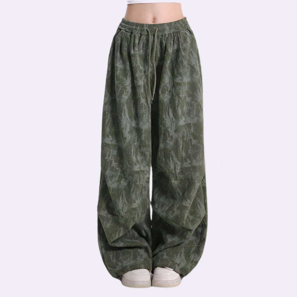 Image of Women's Wide Leg Drawstring Pants