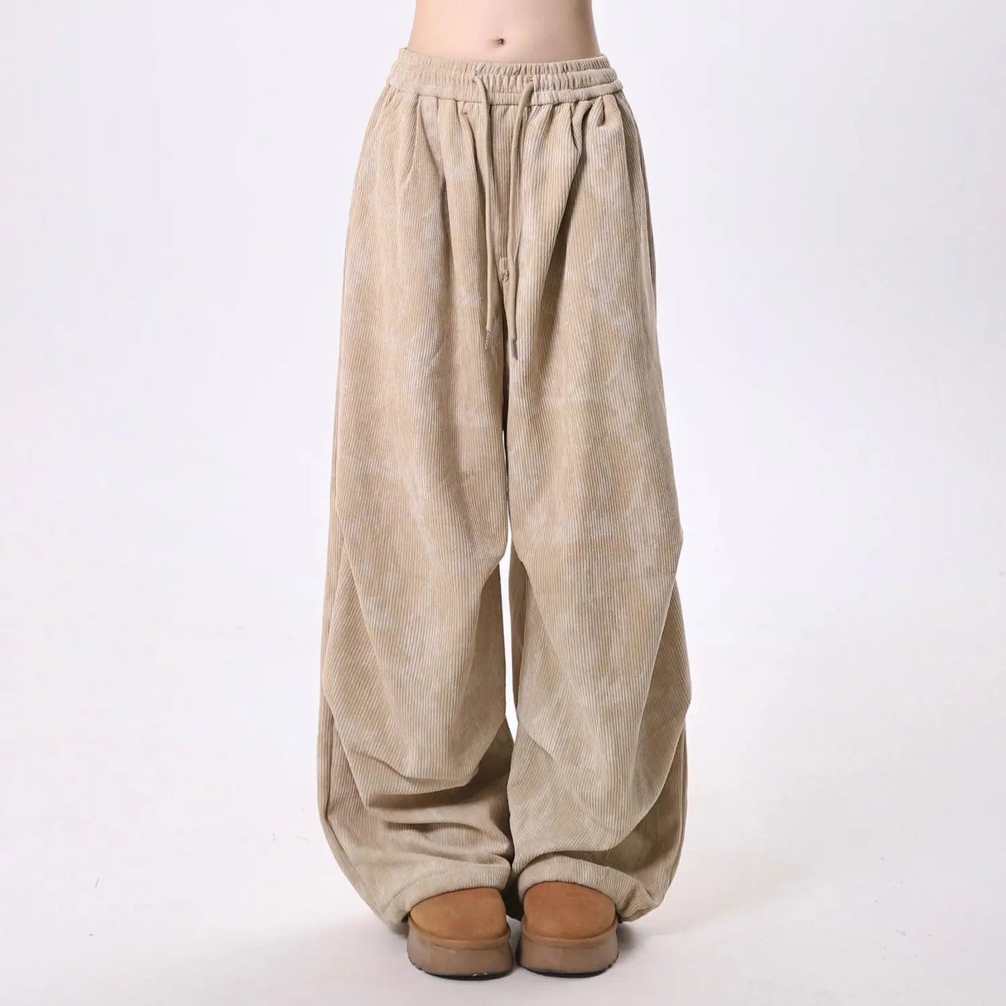 Image of Women's Wide Leg Drawstring Pants