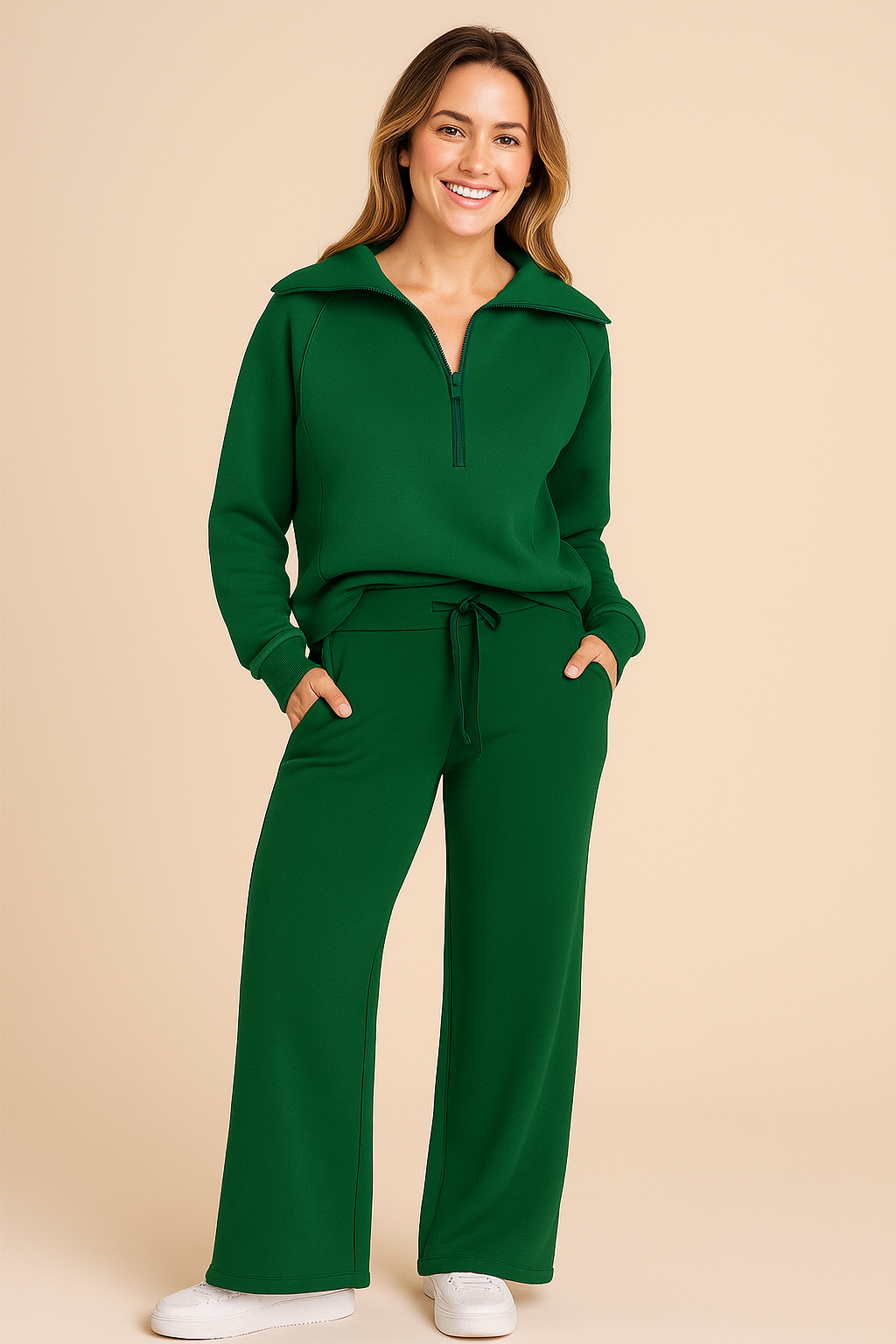 Image of Women's Wide Leg Lounge Set