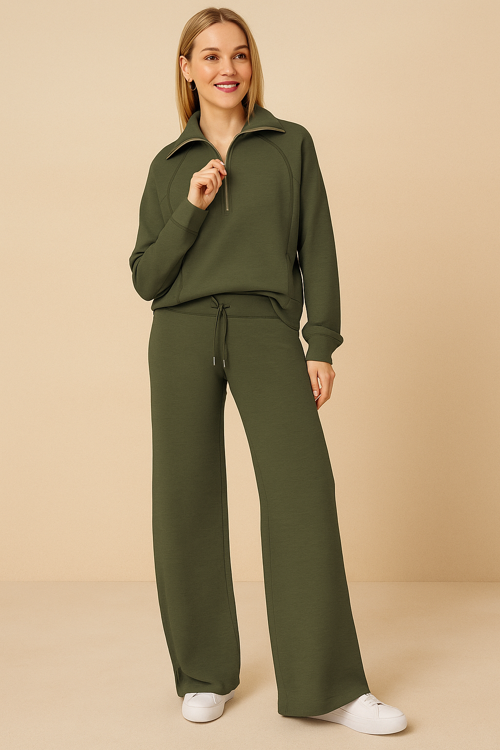 Image of Women's Wide Leg Lounge Set