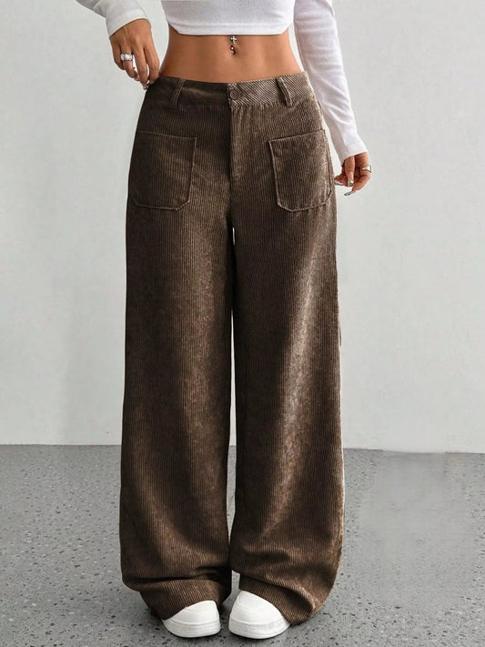 Image of Women's Wide Leg Pocket Pants