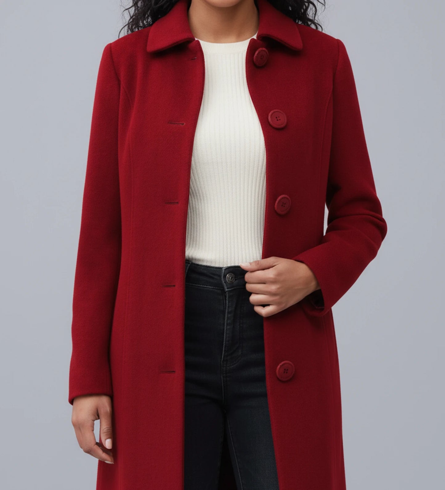 Women's - Button-Front Coat image