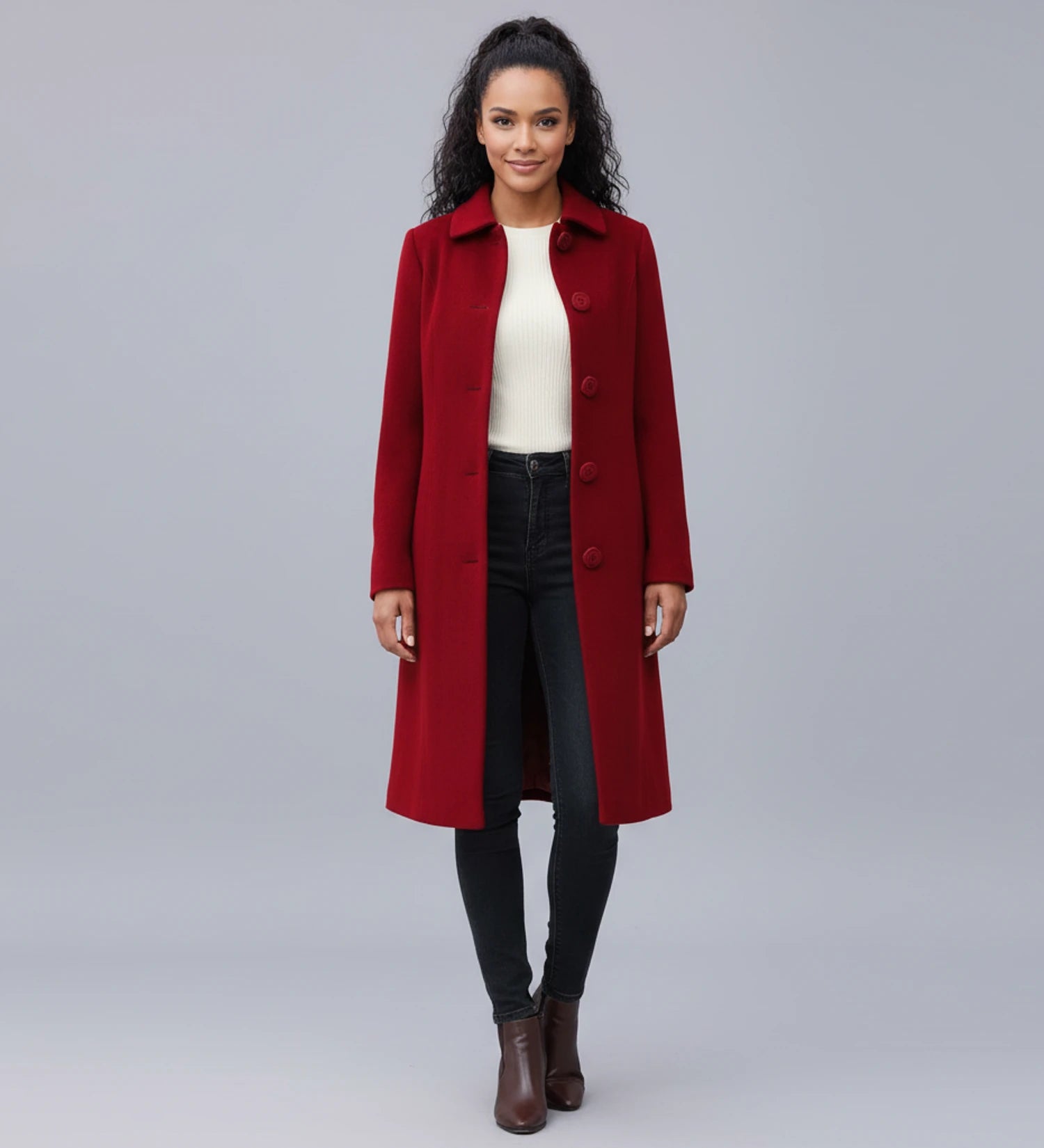 Women's - Button-Front Coat image