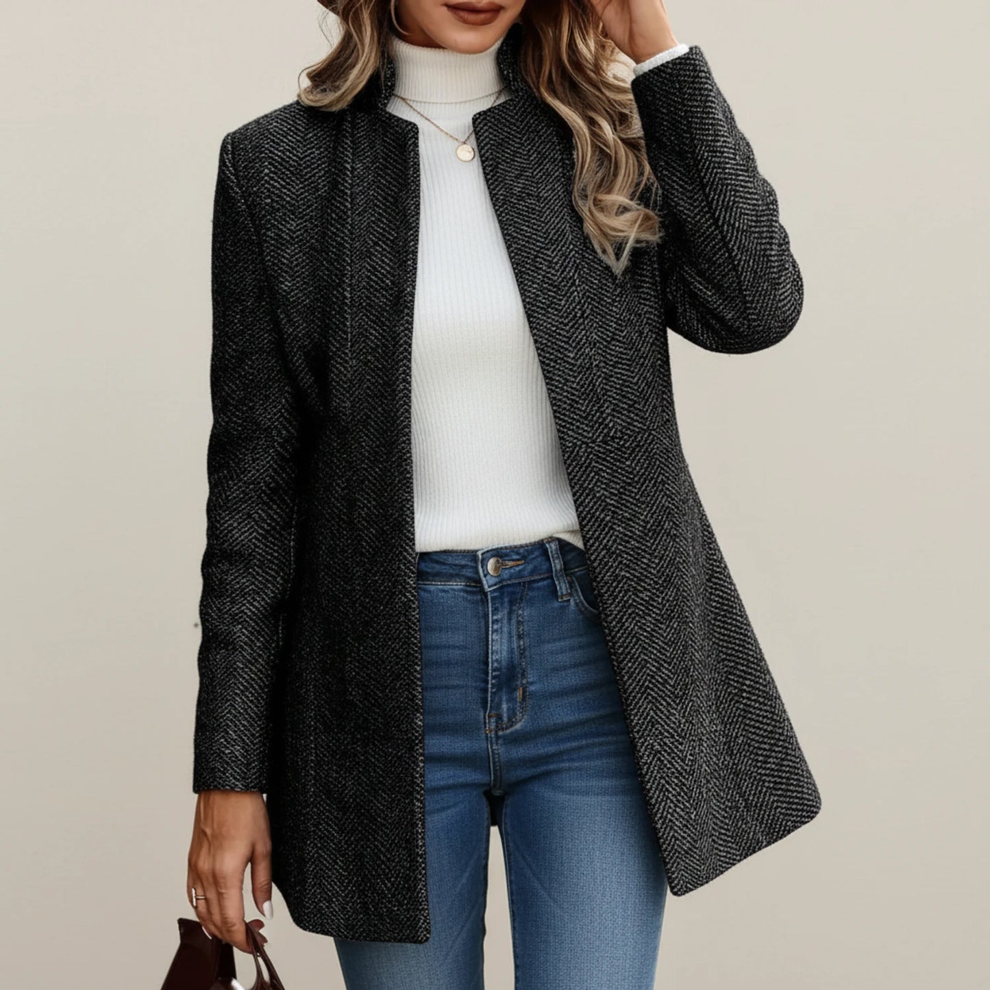 Women's Open Front A-Line Jacket