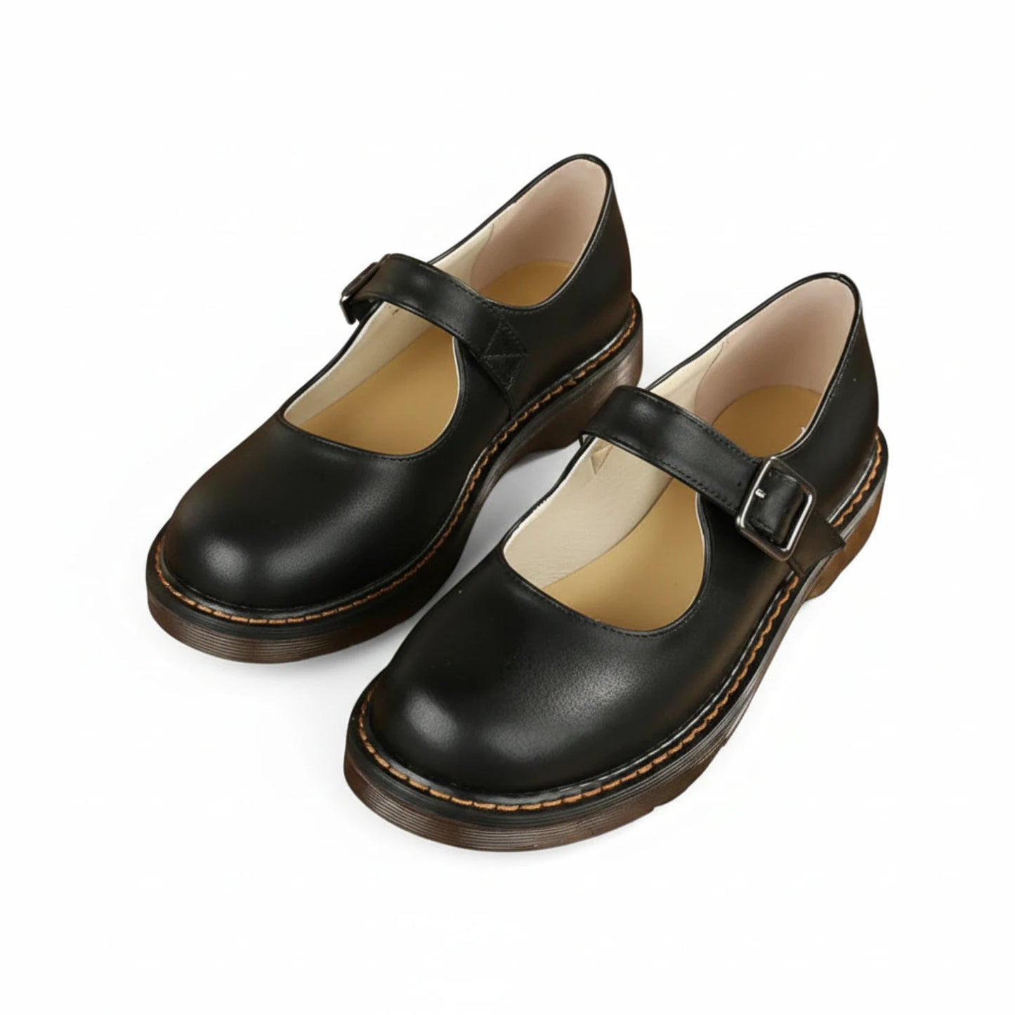 Women's Buckle Mary Jane Shoes