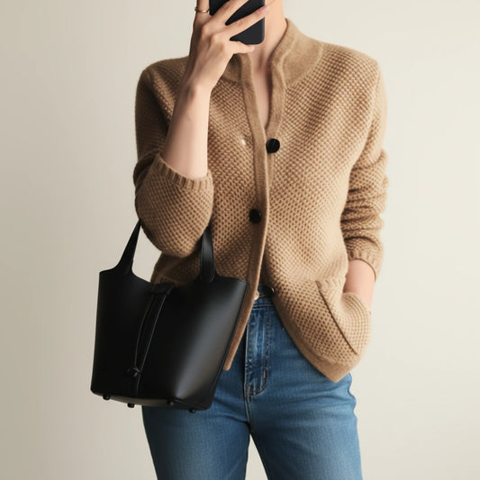 Women's Knit Winter Sweater Jacket