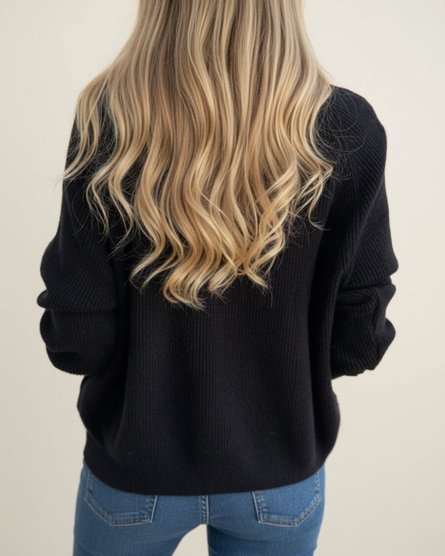 Women's Zip-Up Ribbed Sweater