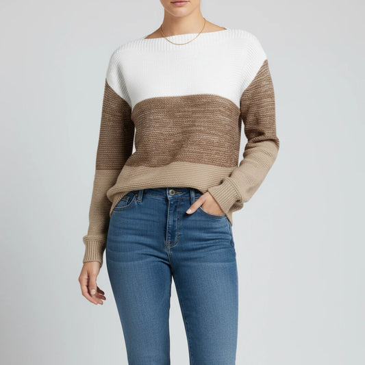Women's Color Block Sweater