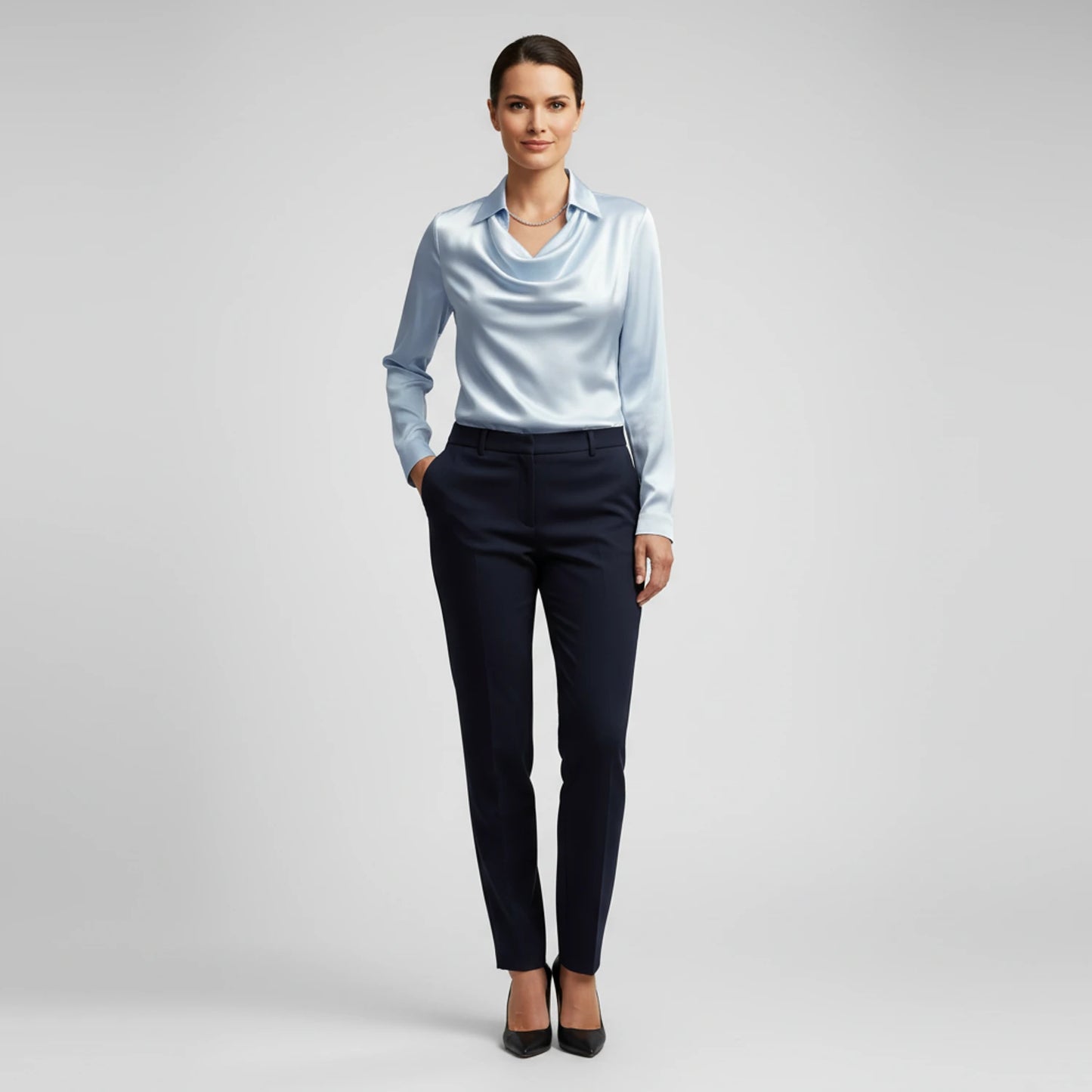 Women's Cowl Neck Blouse image