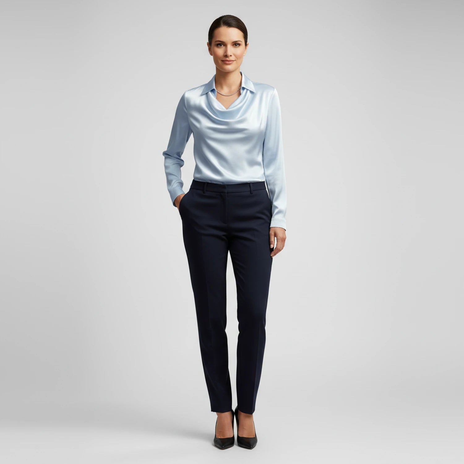 Women's Cowl Neck Blouse image